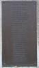 Sample of WW1 Names plaque