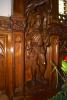 Statuette to the left of the altar
