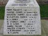 Face 1 - WW1 Names