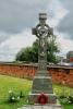 The memorial after cleaning - closer view