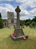 The memorial on its new plinth