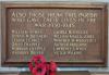 WW2 plaque