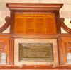 The top section of the memorial - WW2 names and WW1 fallen