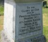 Plaque at base of Obelisk