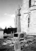 B & W photo of cross