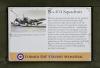 Strubby Memorial display board - No. 404 Squadron