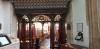 Entrance rood screen with crest