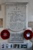 Swinstead WW1 tablet at top