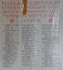 The Alconbury's Roll of Honour names detail
