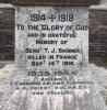 WW1 Inscription