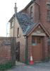 Entrance to caretaker's accommodation