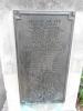 View of plaque contains names from A - B  (Great War) 