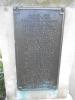 View of plaque contains names  B  (Great War) 
