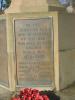 Castle Eden- Inscription with WW2 names