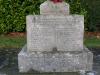 Inscription and Names from WW1 and WW2