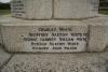 Memorial names on base