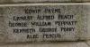 Memorial names on base
