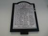 Memorial Tablet