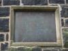 Plaque over the plaque over the window