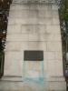 View of cenotaph showing inscription 
