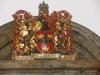 Showing detail of firms crest summounting the memroial 