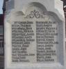 Inscription on plinth (9 o'clock face)