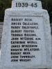 WW2 Names on plinth