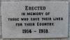 Inscription on plaque