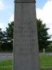 Inscription on plinth (12 o'clock face)