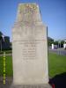 Inscription on plinth (12 o'clock face)