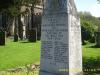 Inscription on plinth (6 o'clock face)
