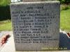 Inscription on plinth WWII