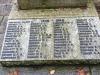 Tablet at the bottom of the cross