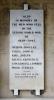 Wainfleet All Saints arch WW2 tablet