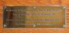 HMS Monmouth - BoR plaque