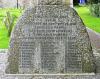 Cross engraved names - face