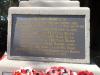 ATC memorial front panel - Dedication and Names
