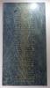 Memorial Plaque WW1