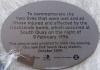 Memorial Plaque