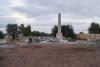 Remedial work in progress on the memorial site