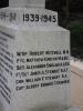 WW2 Names 3 o'clock face