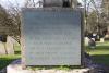 Wymondham cross - commemoration tablet