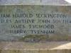 Helmdon Cross : WW1 names, 12 o'clock face.