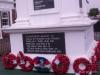 9 o'clock face lower (dedication) plaque