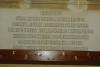 Dedication tablet