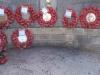 Base of memorial wall