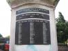 Photograph of the rear names panel