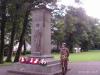 Memorial on Somme Commemoration Day 1 Jul 2016, with wreaths laid
