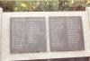 Names tablets - WW1 A to H