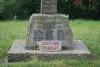 Additional plaque at base of Cross